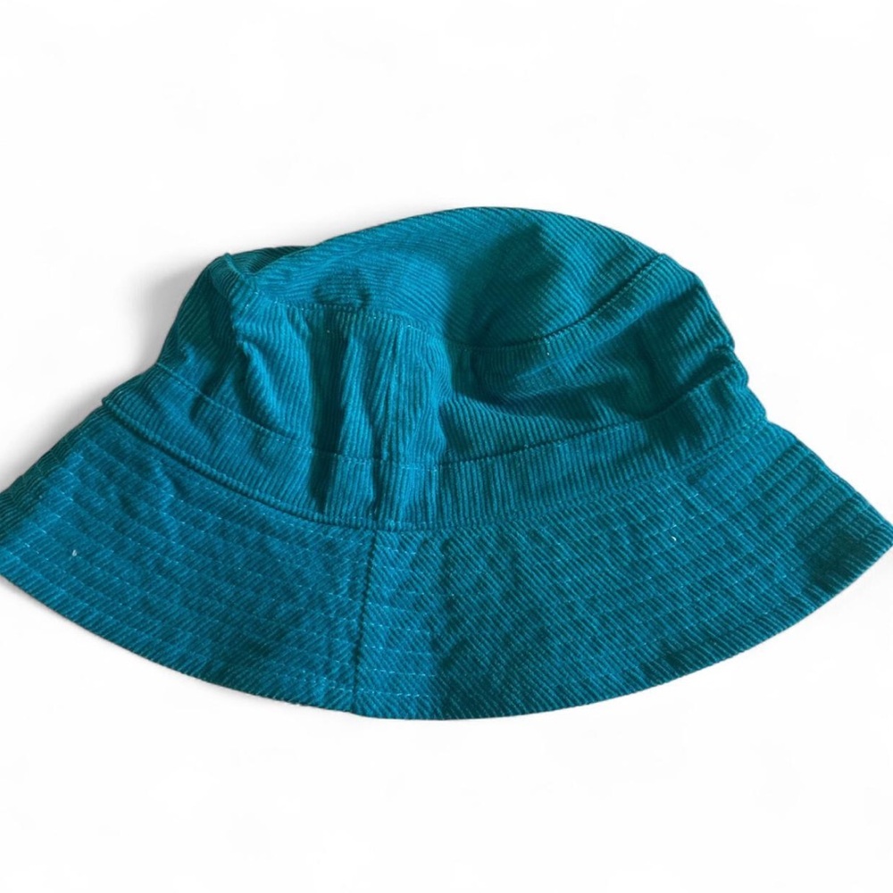 Teal Corduroy Bucket Hat